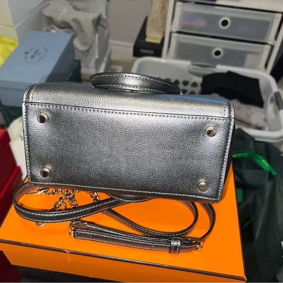 Kate Spade Patterson Drive Mini Kona Satchel - Grey/Silver - Picture 7 of 8